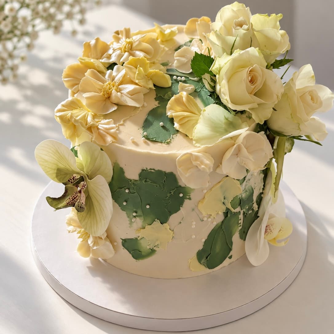 Elegant Floral Cake