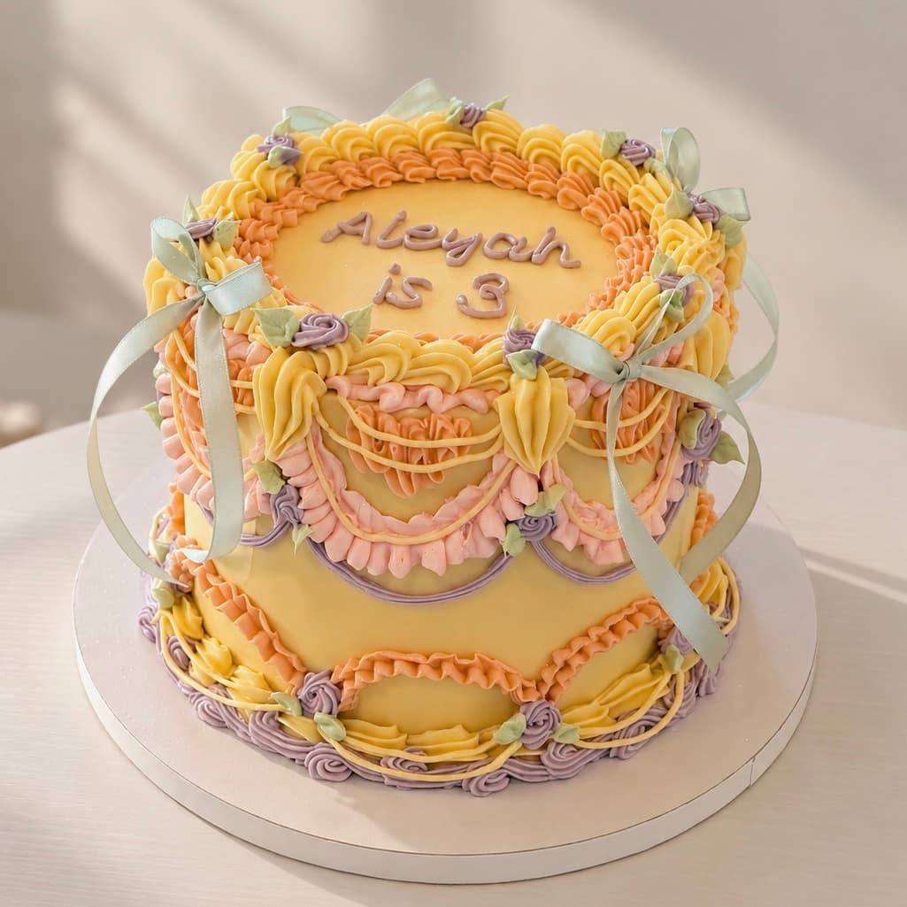 Pastel Vintage Cake